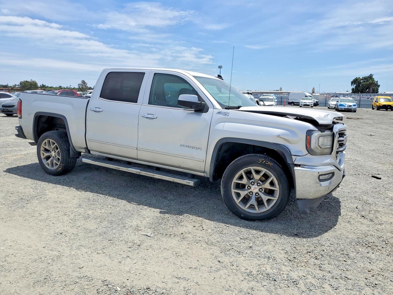2018 Gmc Sierra K1500 Slt Silver vin: 3GTU2NEC1JG637228