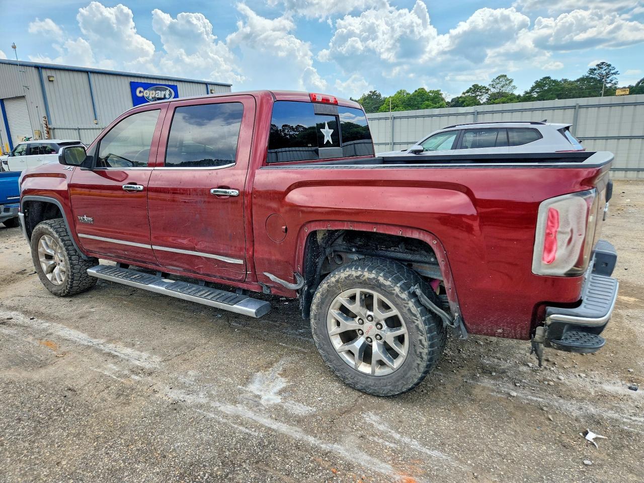 2016 Gmc Sierra K1500 Slt Red vin: 3GTU2NEC2GG293787
