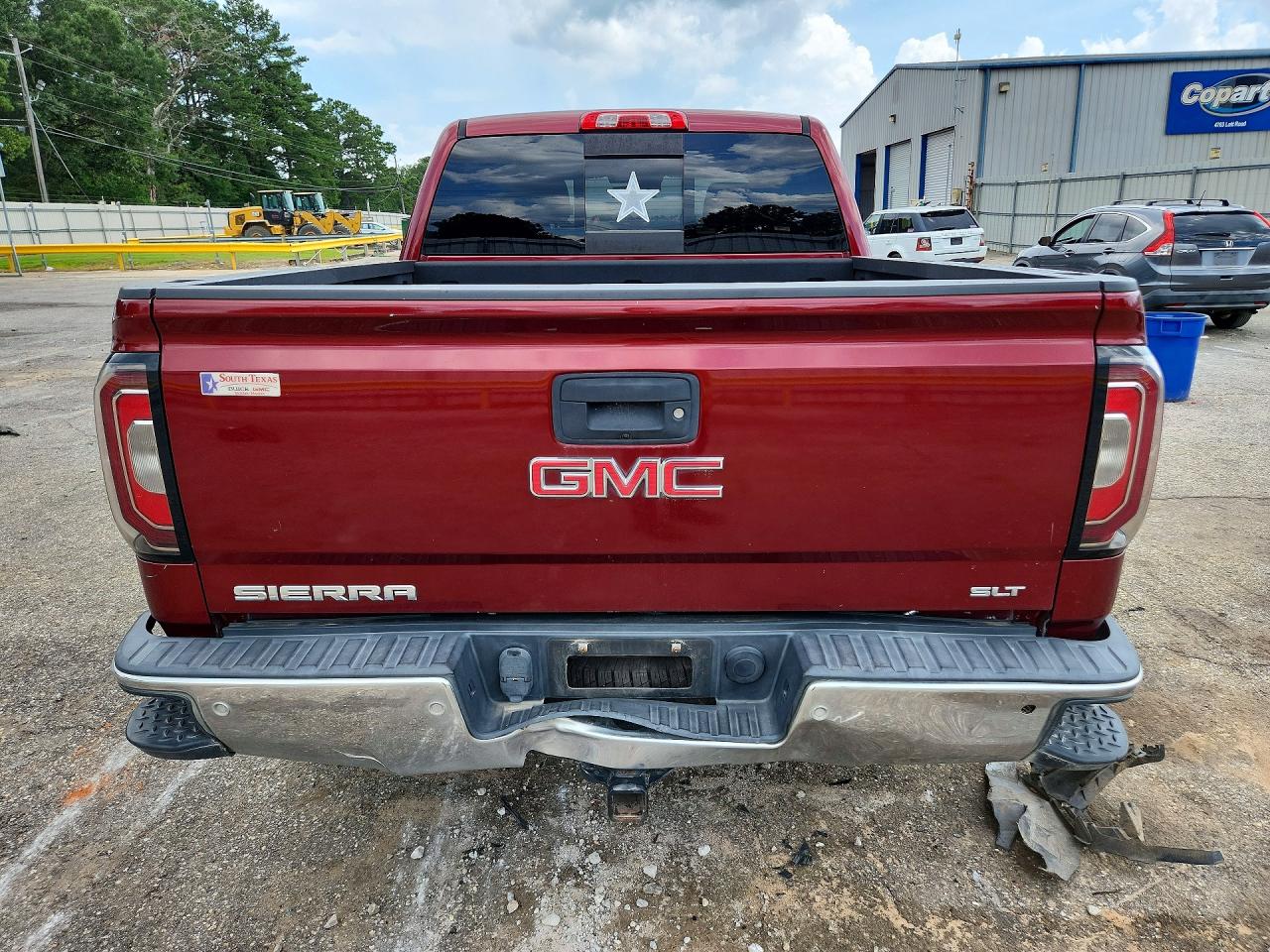 2016 Gmc Sierra K1500 Slt Red vin: 3GTU2NEC2GG293787