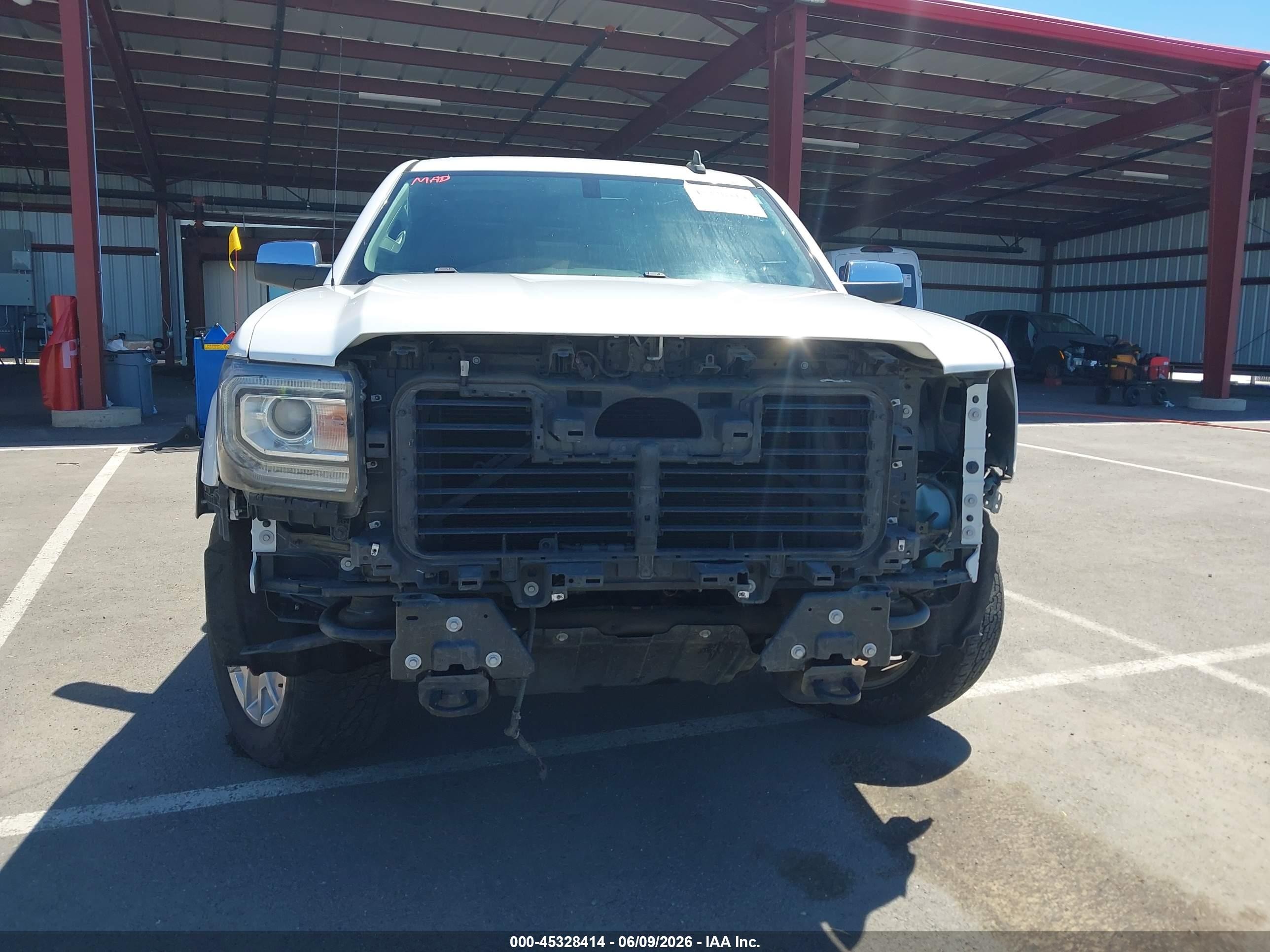 2017 Gmc Sierra 1500 Slt White vin: 3GTU2NEC2HG282967