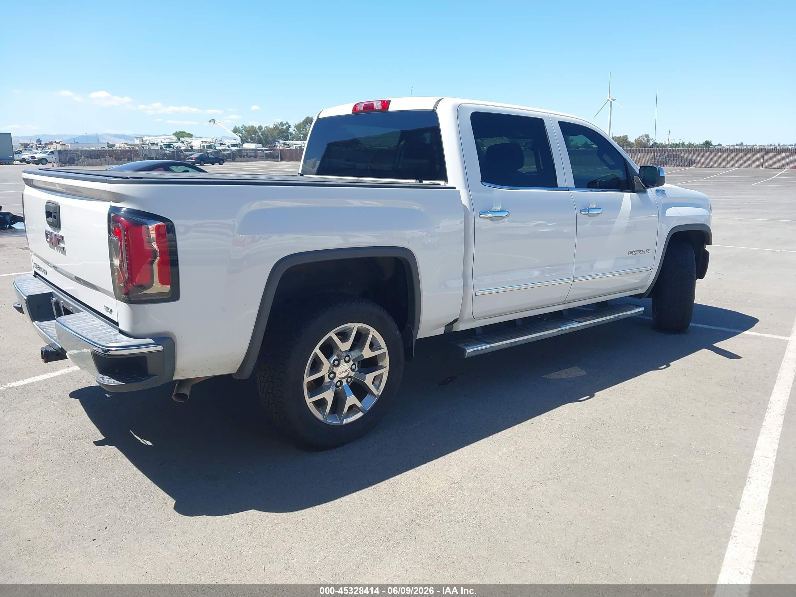 2017 Gmc Sierra 1500 Slt White vin: 3GTU2NEC2HG282967