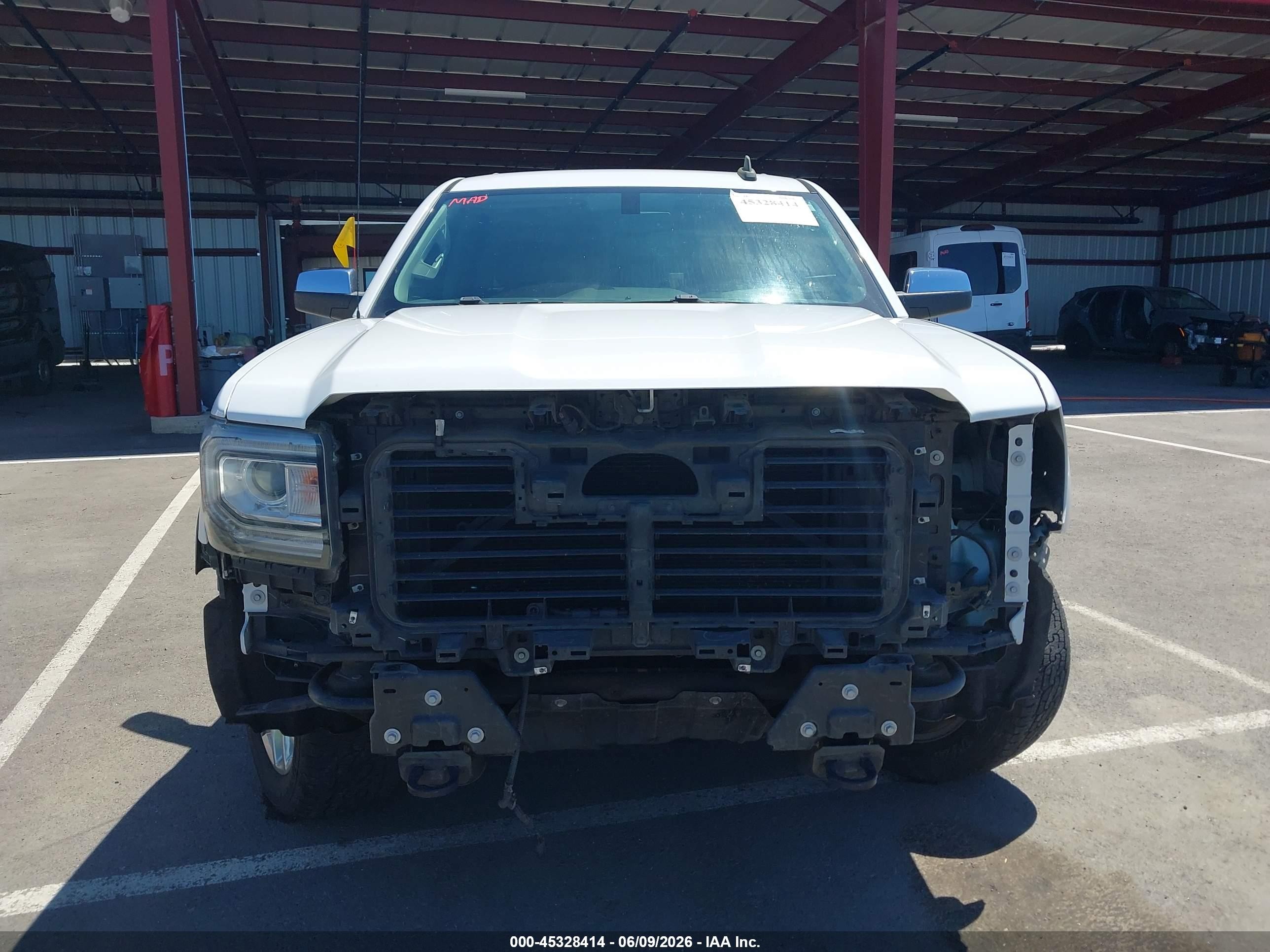 2017 Gmc Sierra 1500 Slt White vin: 3GTU2NEC2HG282967