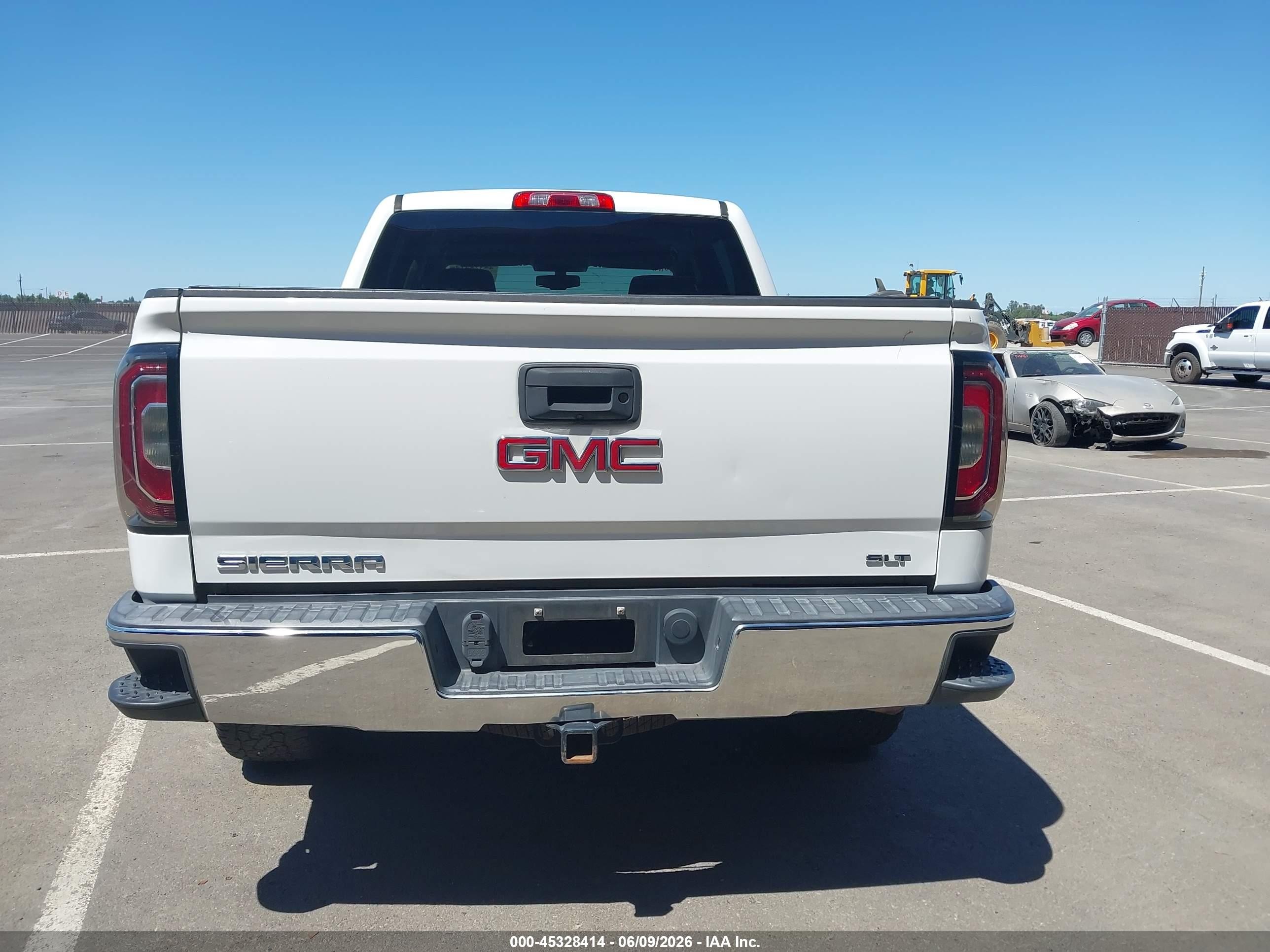 2017 Gmc Sierra 1500 Slt White vin: 3GTU2NEC2HG282967