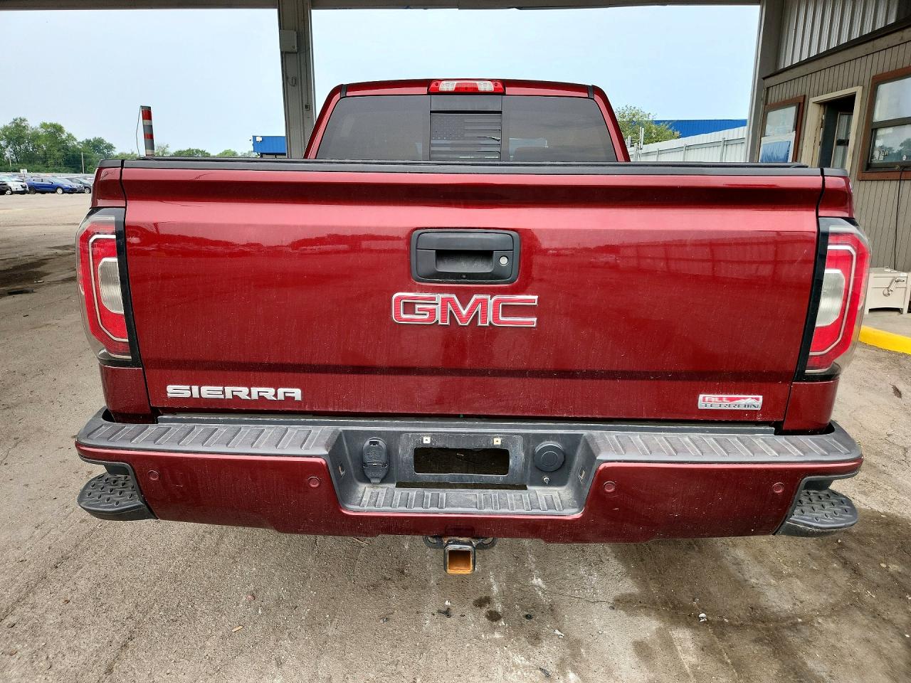 2017 Gmc Sierra K1500 Slt Burgundy vin: 3GTU2NEC2HG345453