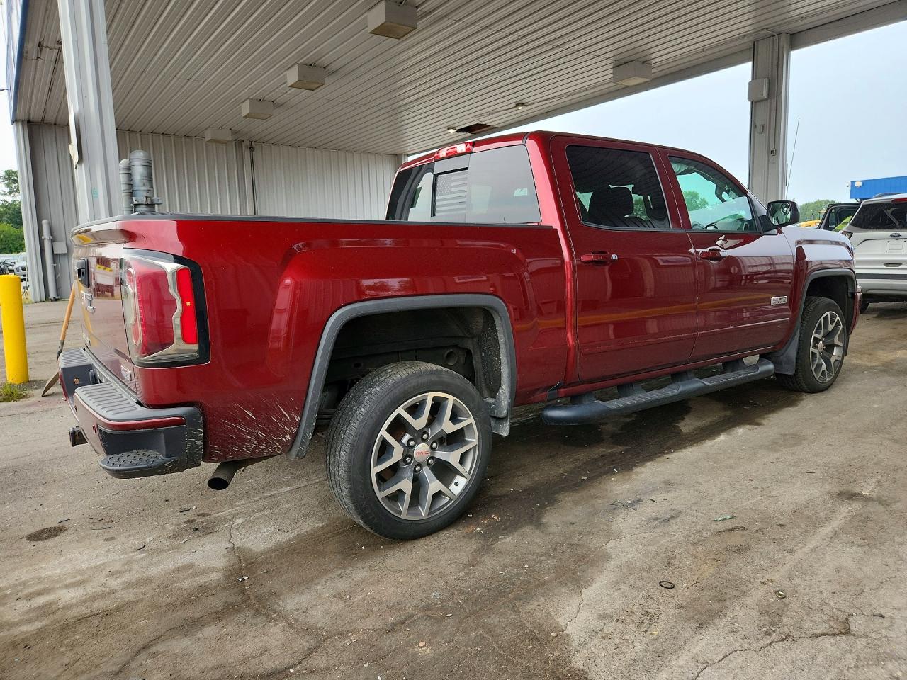 2017 Gmc Sierra K1500 Slt Burgundy vin: 3GTU2NEC2HG345453