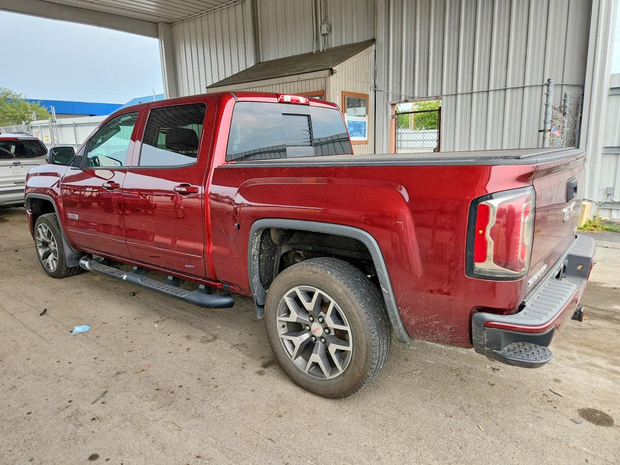2017 Gmc Sierra K1500 Slt Burgundy vin: 3GTU2NEC2HG345453