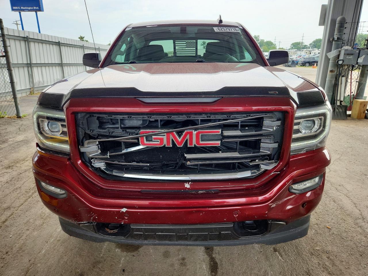 2017 Gmc Sierra K1500 Slt Burgundy vin: 3GTU2NEC2HG345453