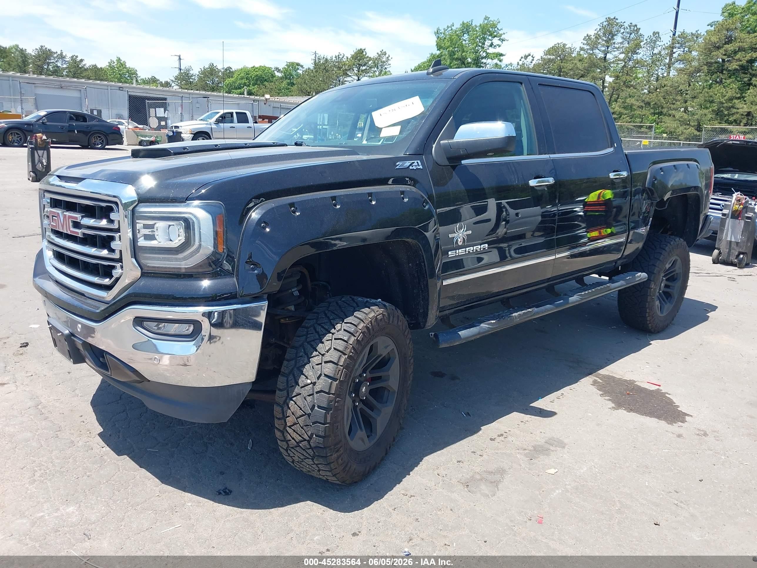 2018 Gmc Sierra 1500 Slt Black vin: 3GTU2NEC2JG101016