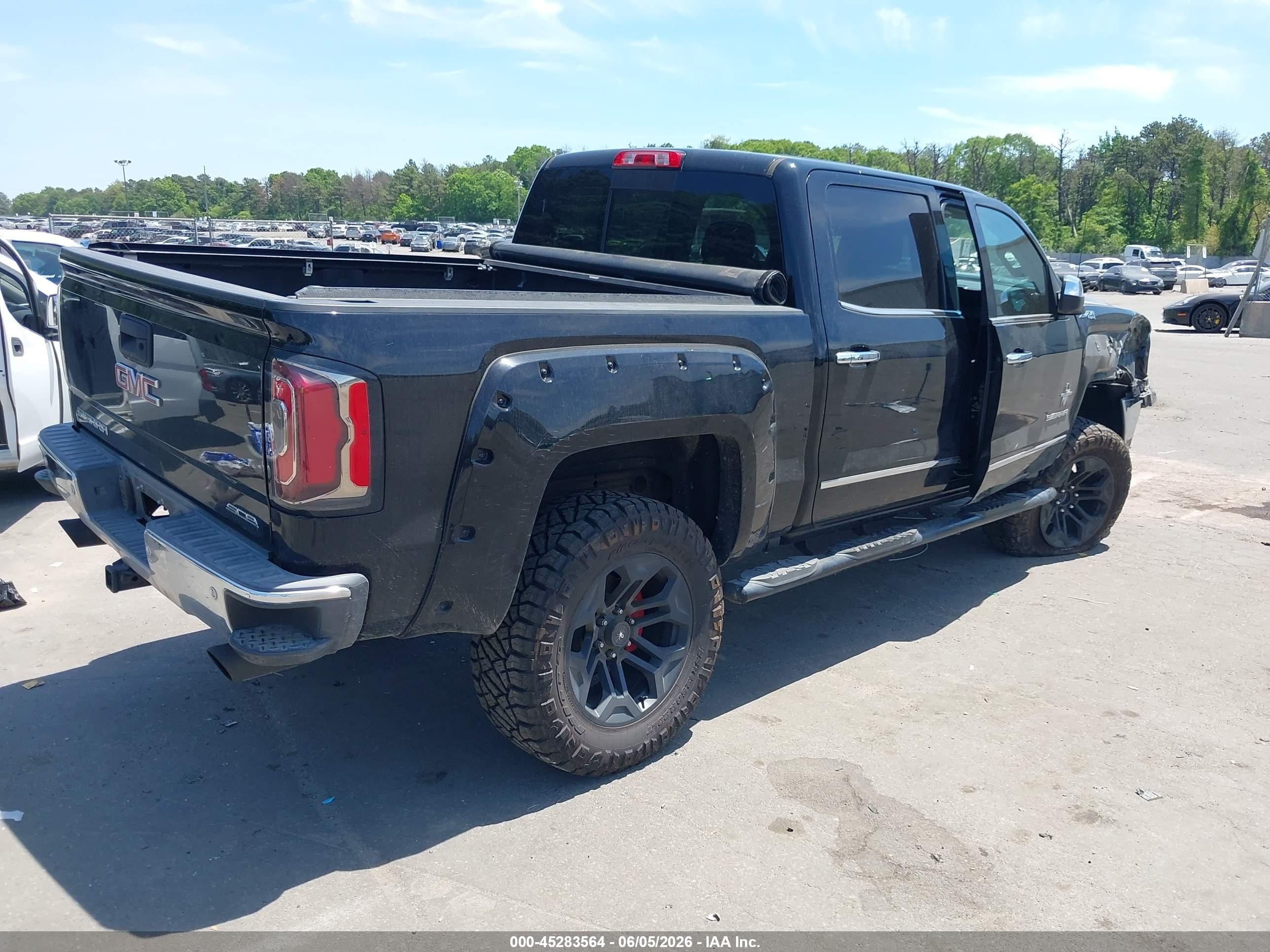 2018 Gmc Sierra 1500 Slt Black vin: 3GTU2NEC2JG101016