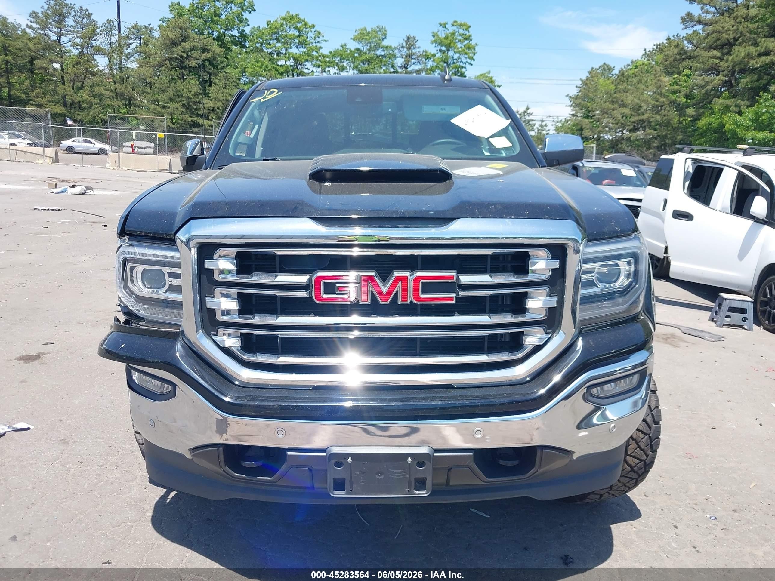2018 Gmc Sierra 1500 Slt Black vin: 3GTU2NEC2JG101016