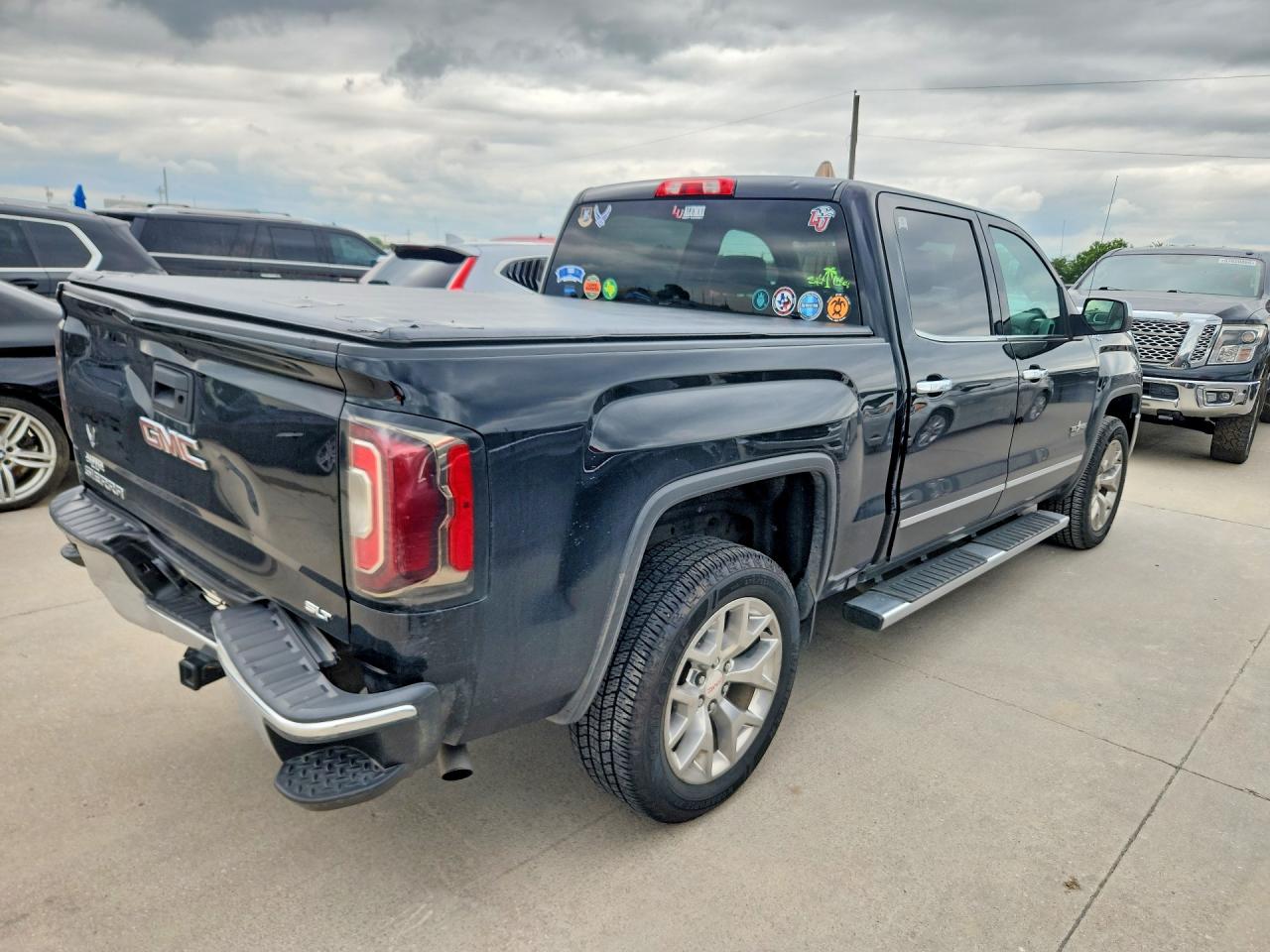 2018 Gmc Sierra K1500 Slt Black vin: 3GTU2NEC2JG581395