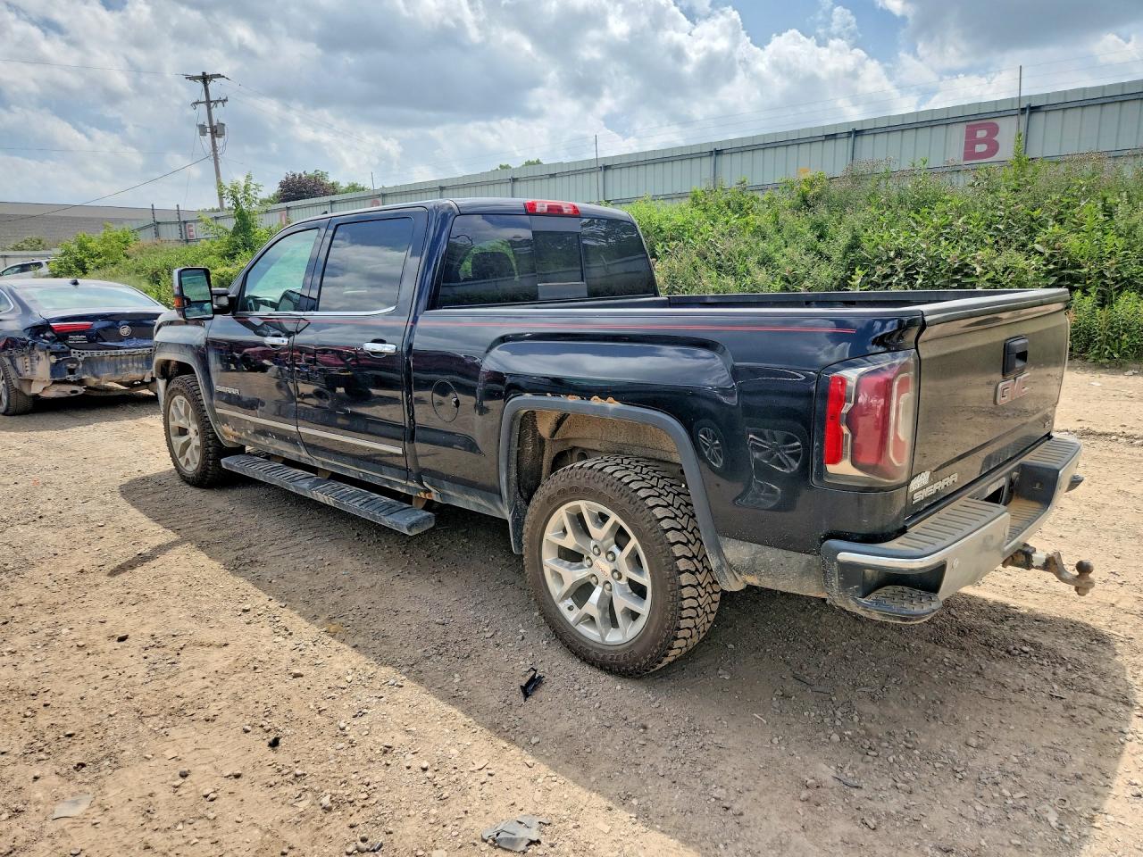 2017 Gmc Sierra Черный vin: 3GTU2NEC3HG164507