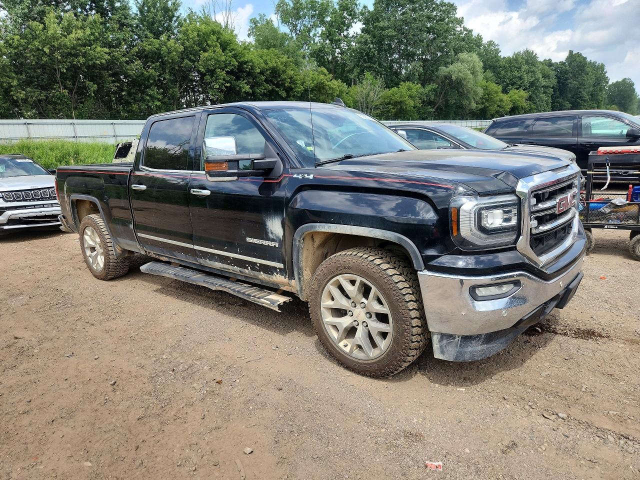 2017 Gmc Sierra Черный vin: 3GTU2NEC3HG164507