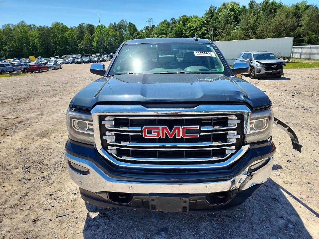 2018 Gmc Sierra K1500 Slt Charcoal vin: 3GTU2NEC3JG474159