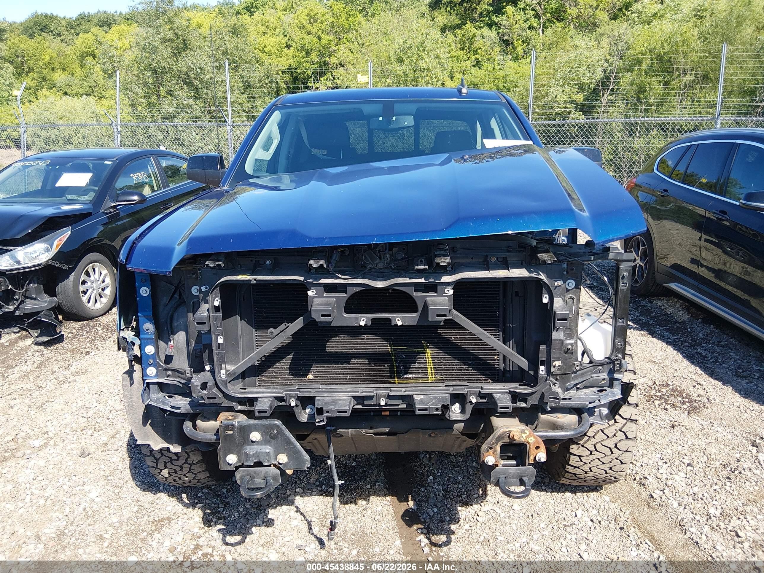 2017 Gmc Sierra 1500 Slt Синий vin: 3GTU2NEC4HG437955