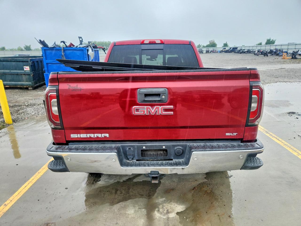 2018 Gmc Sierra K1500 Slt Burgundy vin: 3GTU2NEC4JG340535