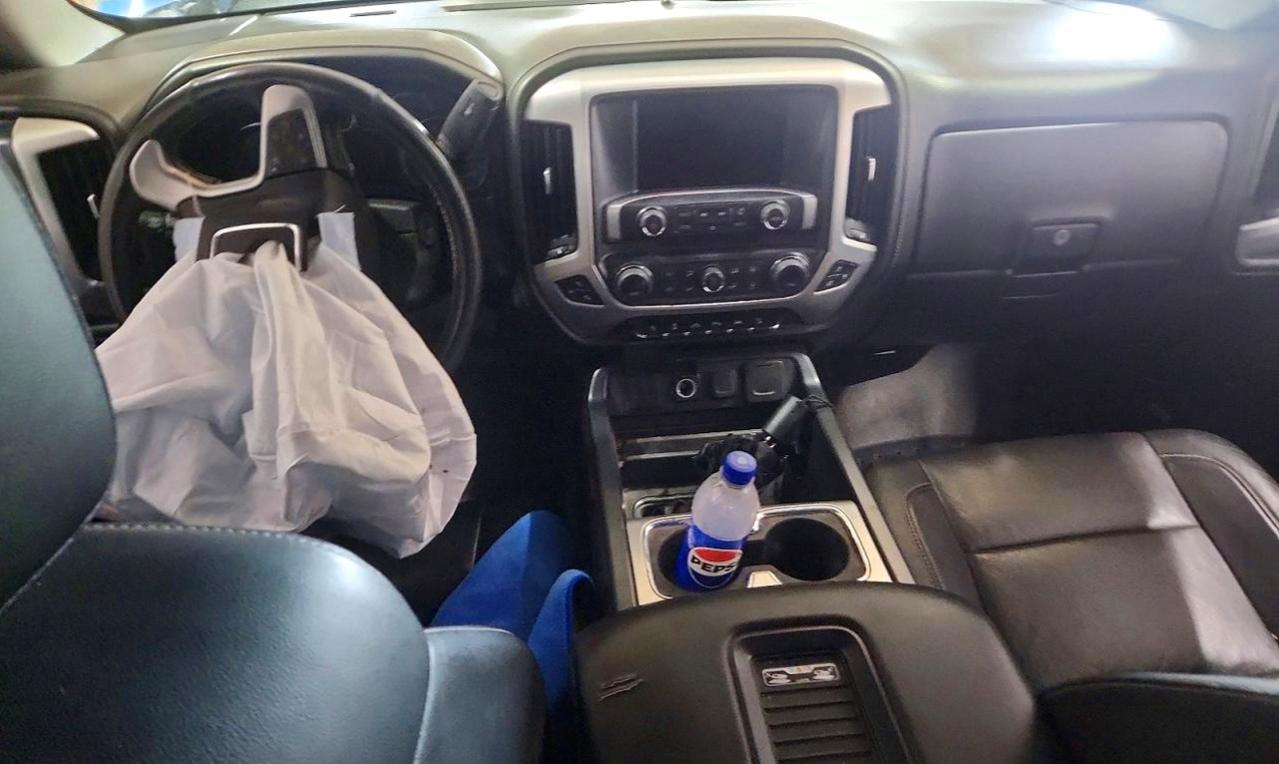 2017 Gmc Sierra K1500 Slt Blue vin: 3GTU2NEC5HG371044