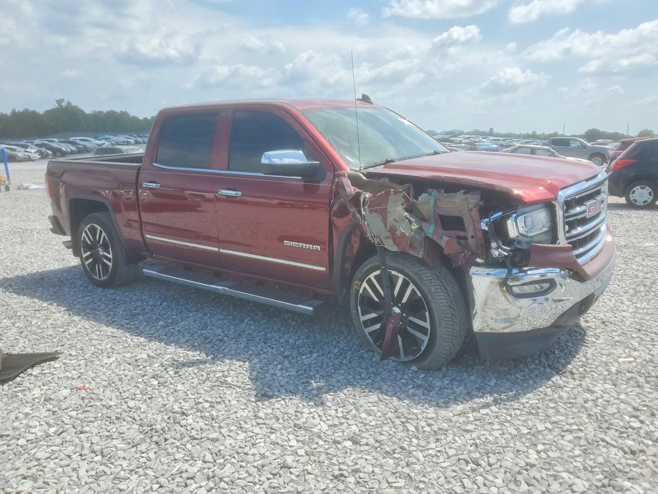 2016 Gmc Sierra K1500 Slt Maroon vin: 3GTU2NEC6GG328105