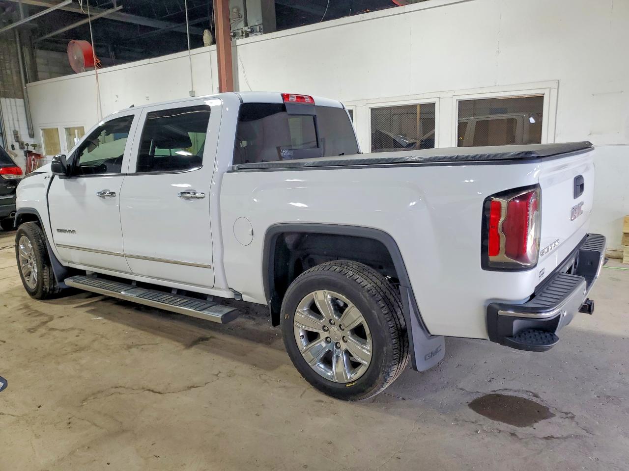 2017 Gmc Sierra K1500 Slt White vin: 3GTU2NEC6HG355144