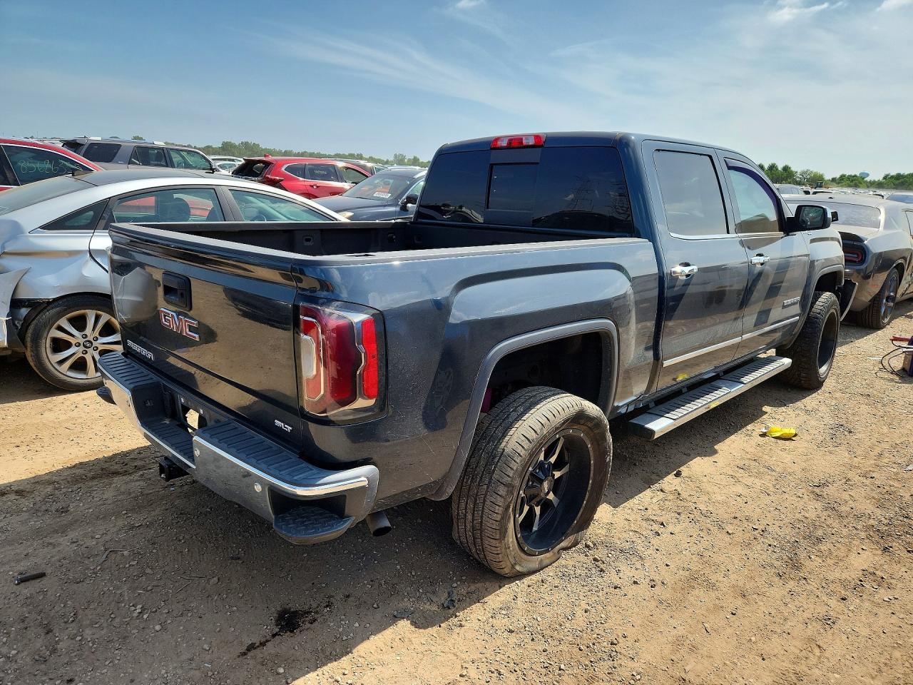 2018 Gmc Sierra K1500 Slt Black vin: 3GTU2NEC6JG415798