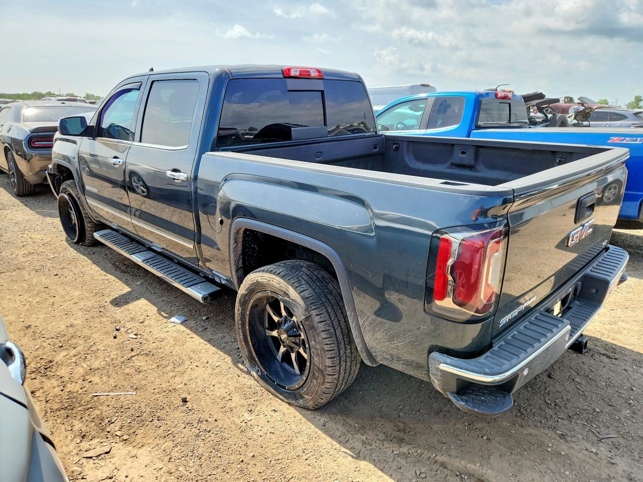 2018 Gmc Sierra K1500 Slt Black vin: 3GTU2NEC6JG415798