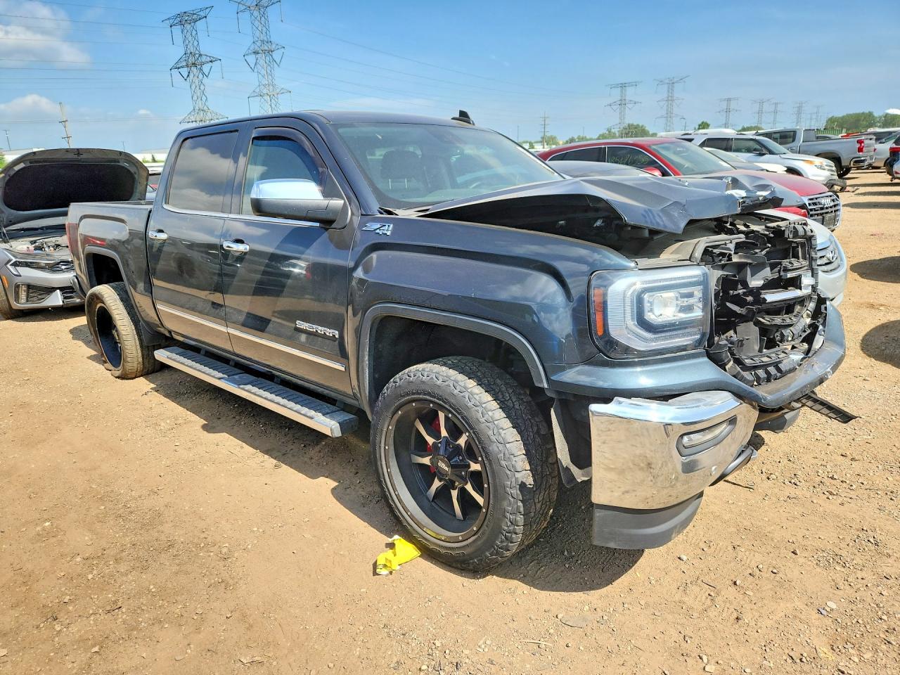 2018 Gmc Sierra K1500 Slt Black vin: 3GTU2NEC6JG415798
