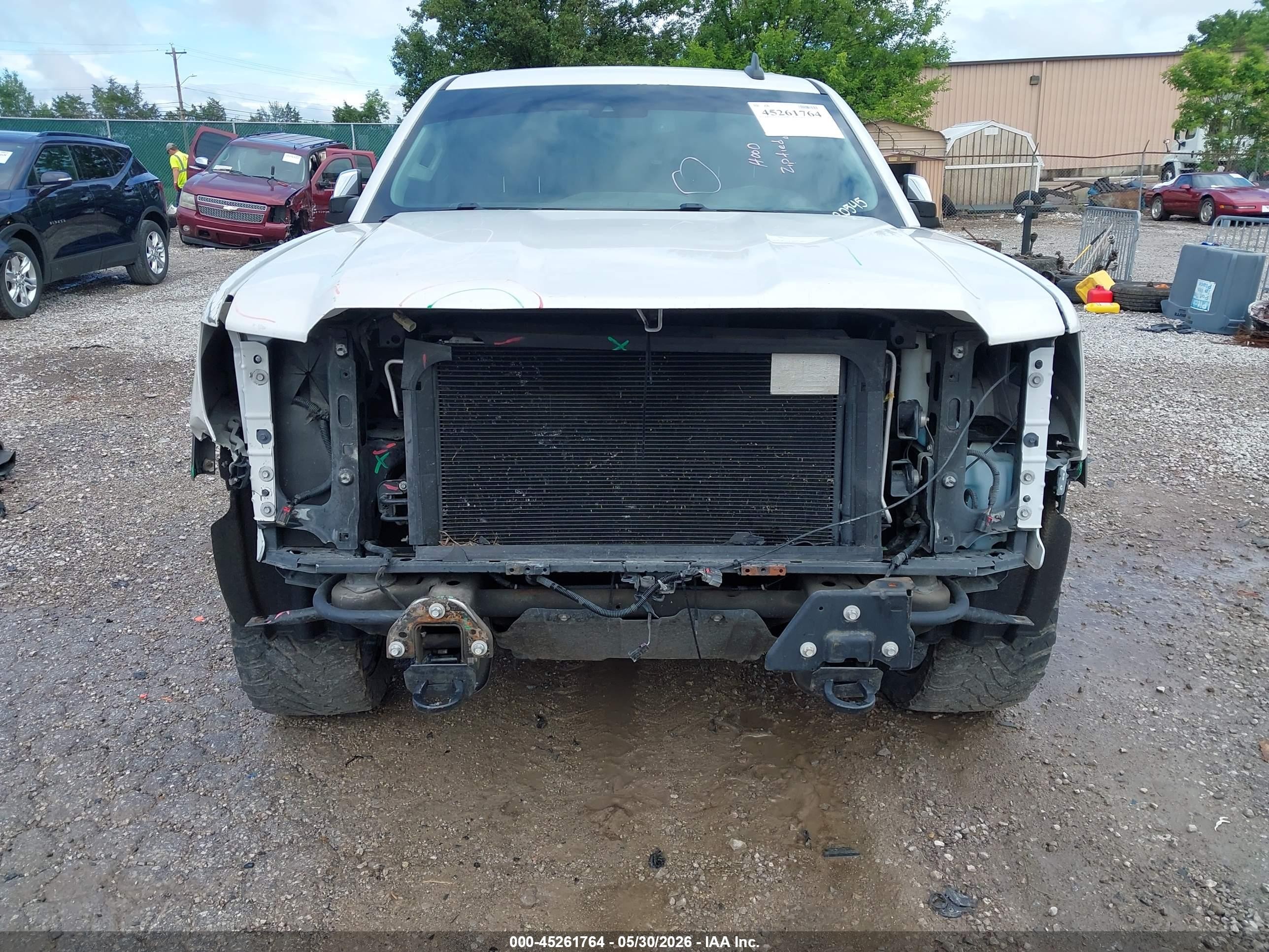 2018 Gmc Sierra 1500 Slt White vin: 3GTU2NEC6JG448087