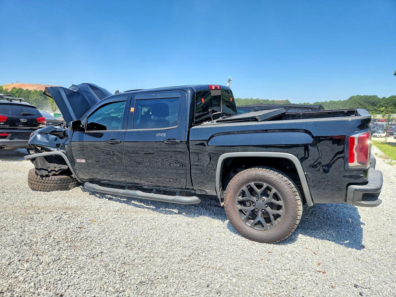 2018 Gmc Sierra K1500 Slt Black vin: 3GTU2NEC6JG488279