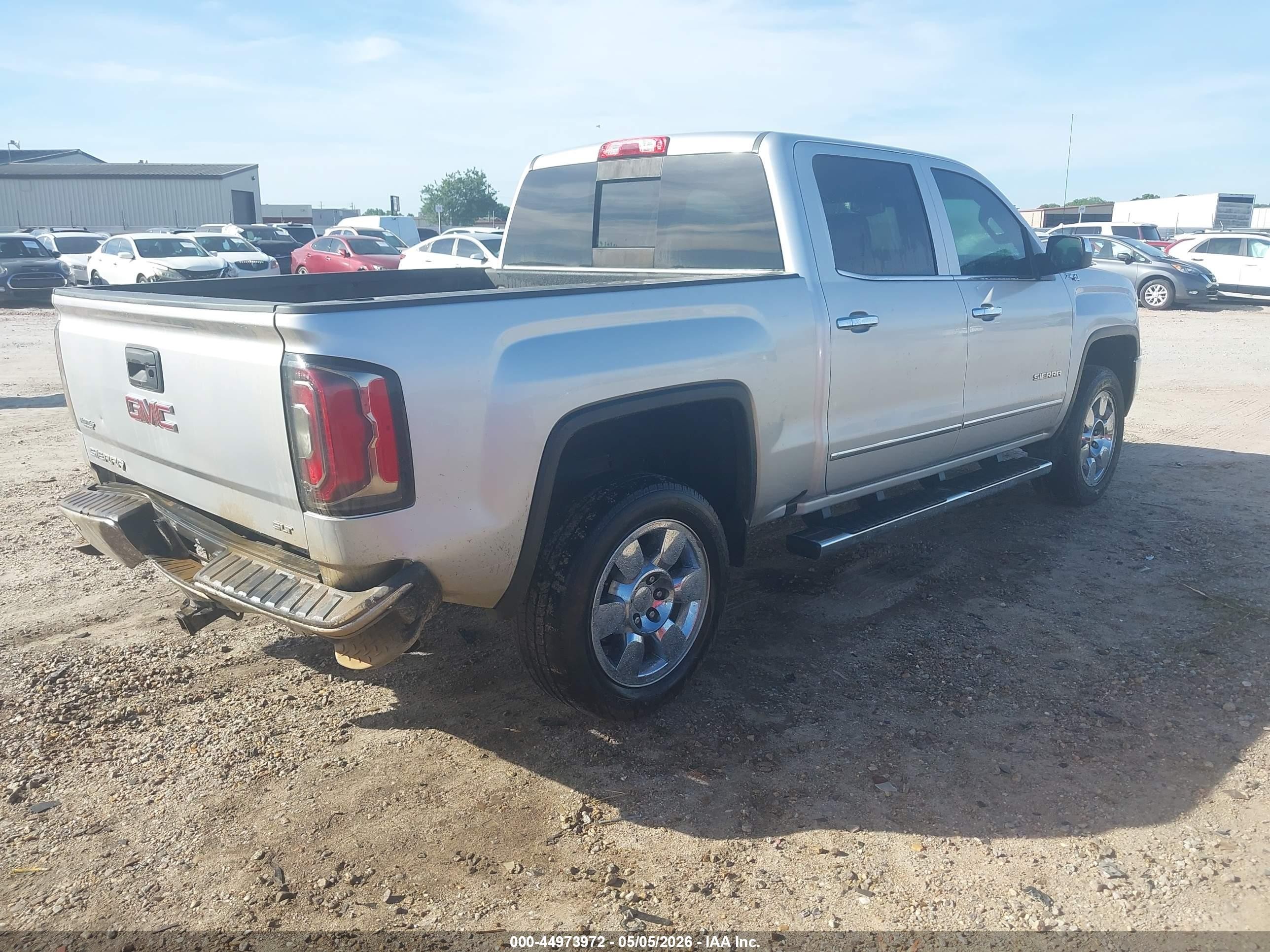 2018 Gmc Sierra 1500 Slt Silver vin: 3GTU2NEC6JG598295