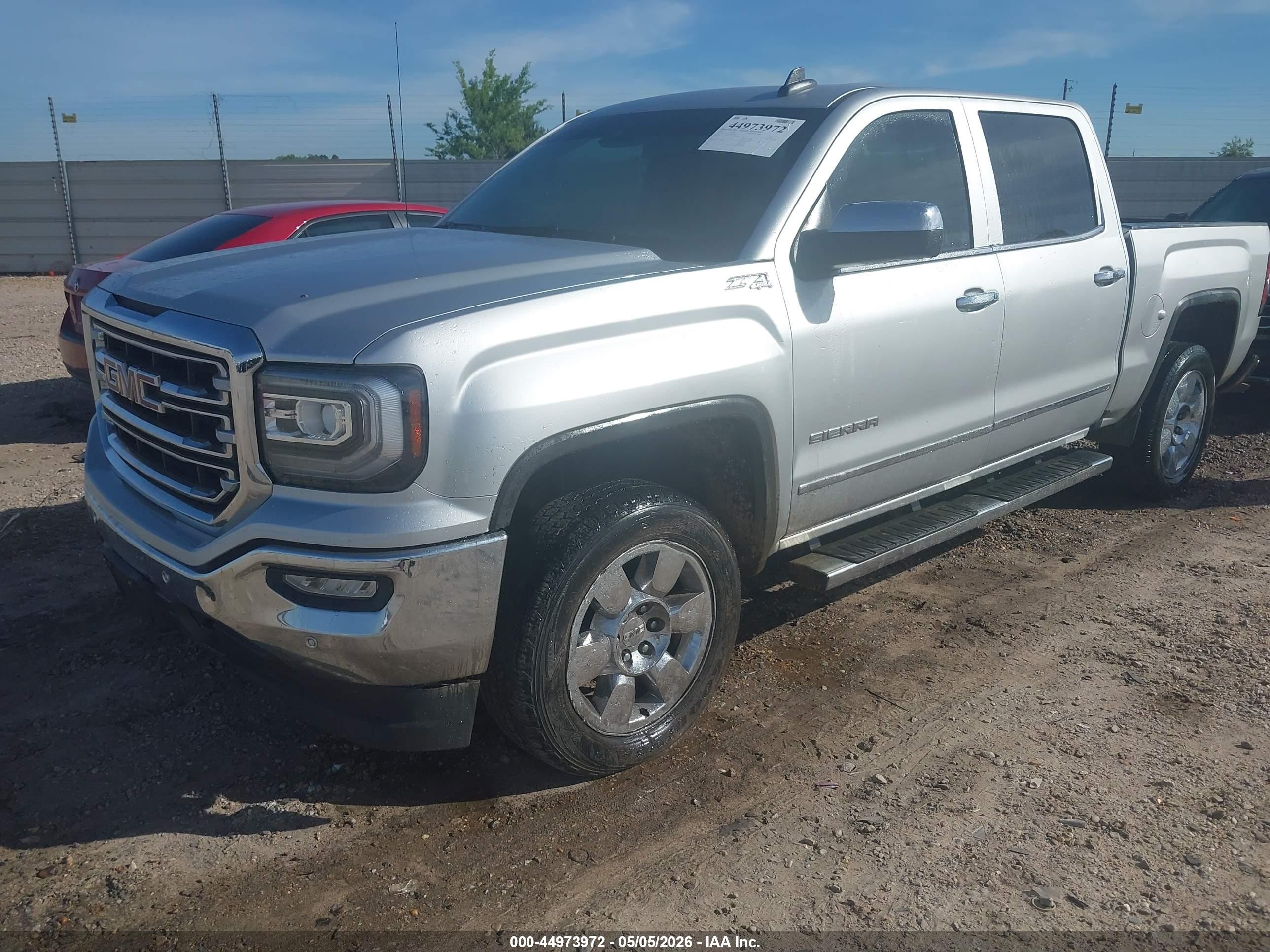 2018 Gmc Sierra 1500 Slt Silver vin: 3GTU2NEC6JG598295