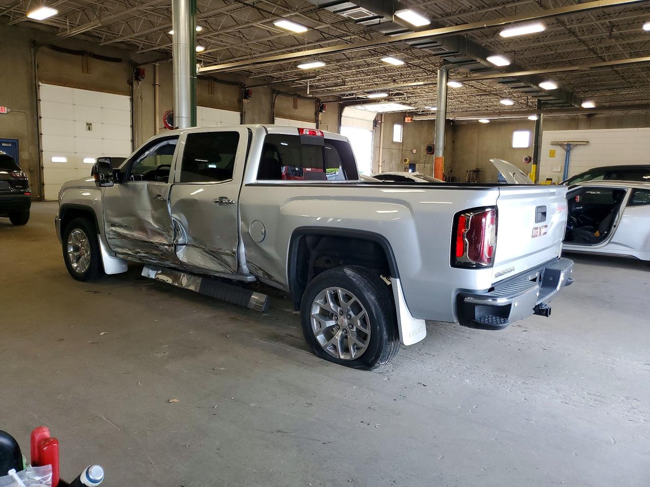 2017 Gmc Sierra K1500 Slt Silver vin: 3GTU2NEC7HG501857
