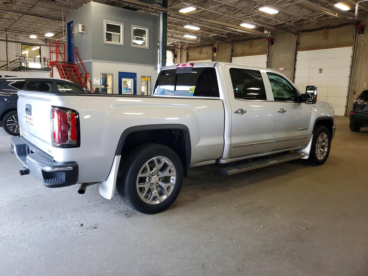 2017 Gmc Sierra K1500 Slt Silver vin: 3GTU2NEC7HG501857
