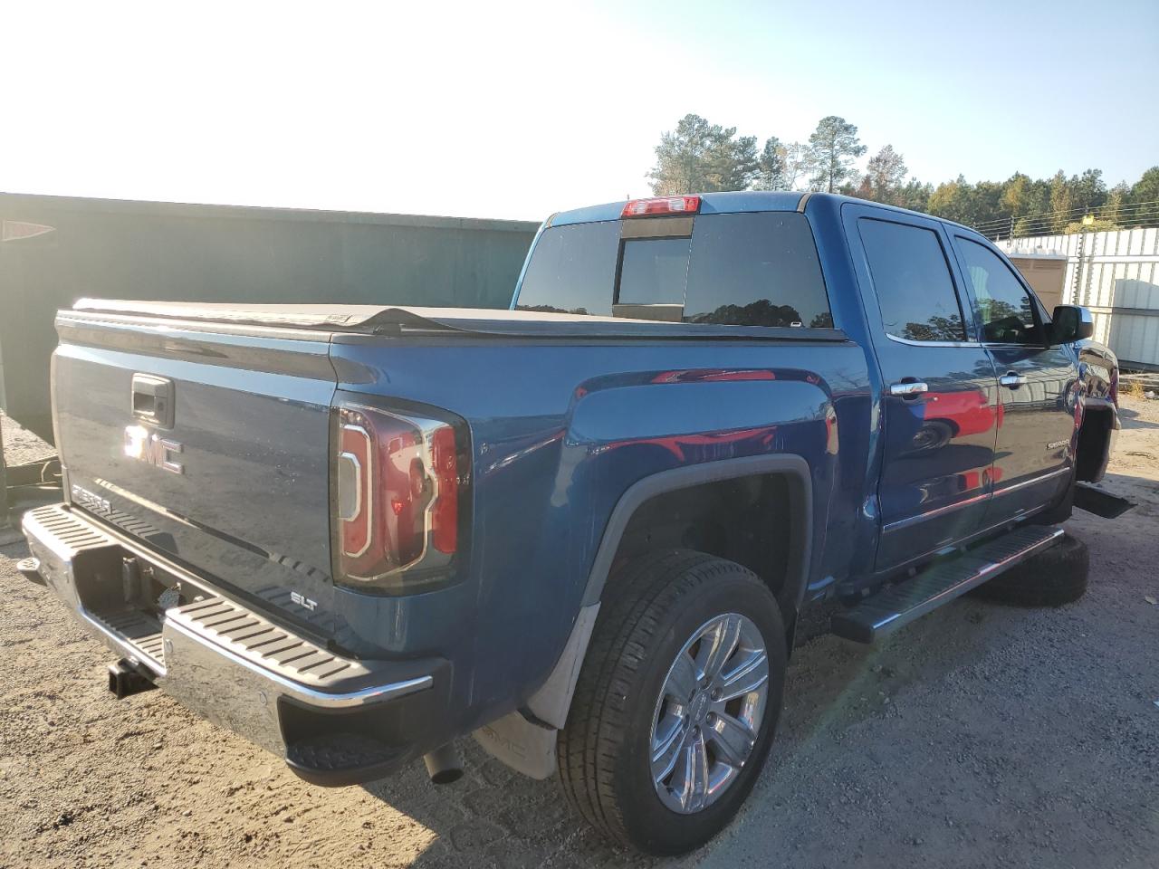 2018 Gmc Sierra K1500 Slt Blue vin: 3GTU2NEC7JG138207