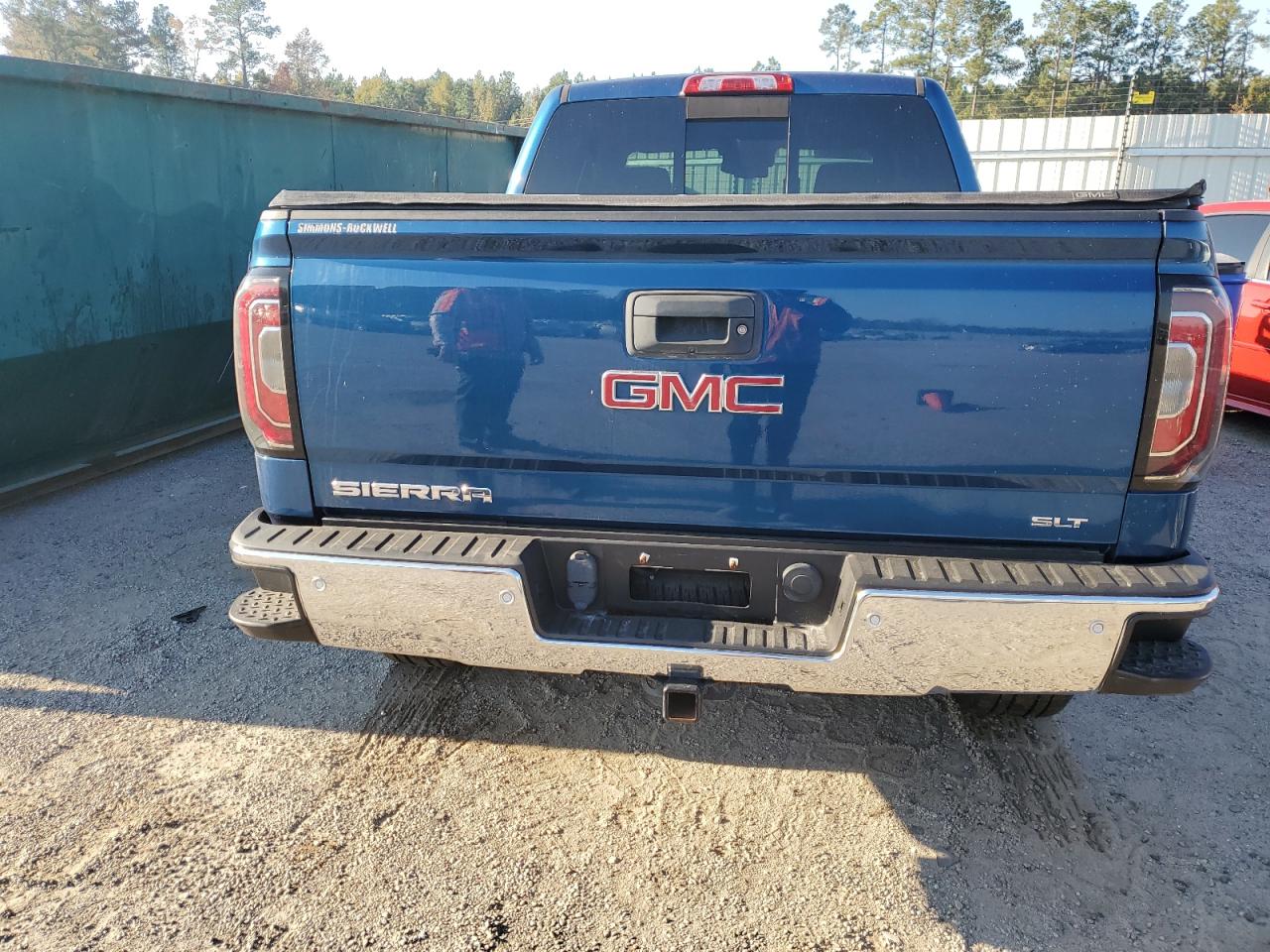 2018 Gmc Sierra K1500 Slt Blue vin: 3GTU2NEC7JG138207