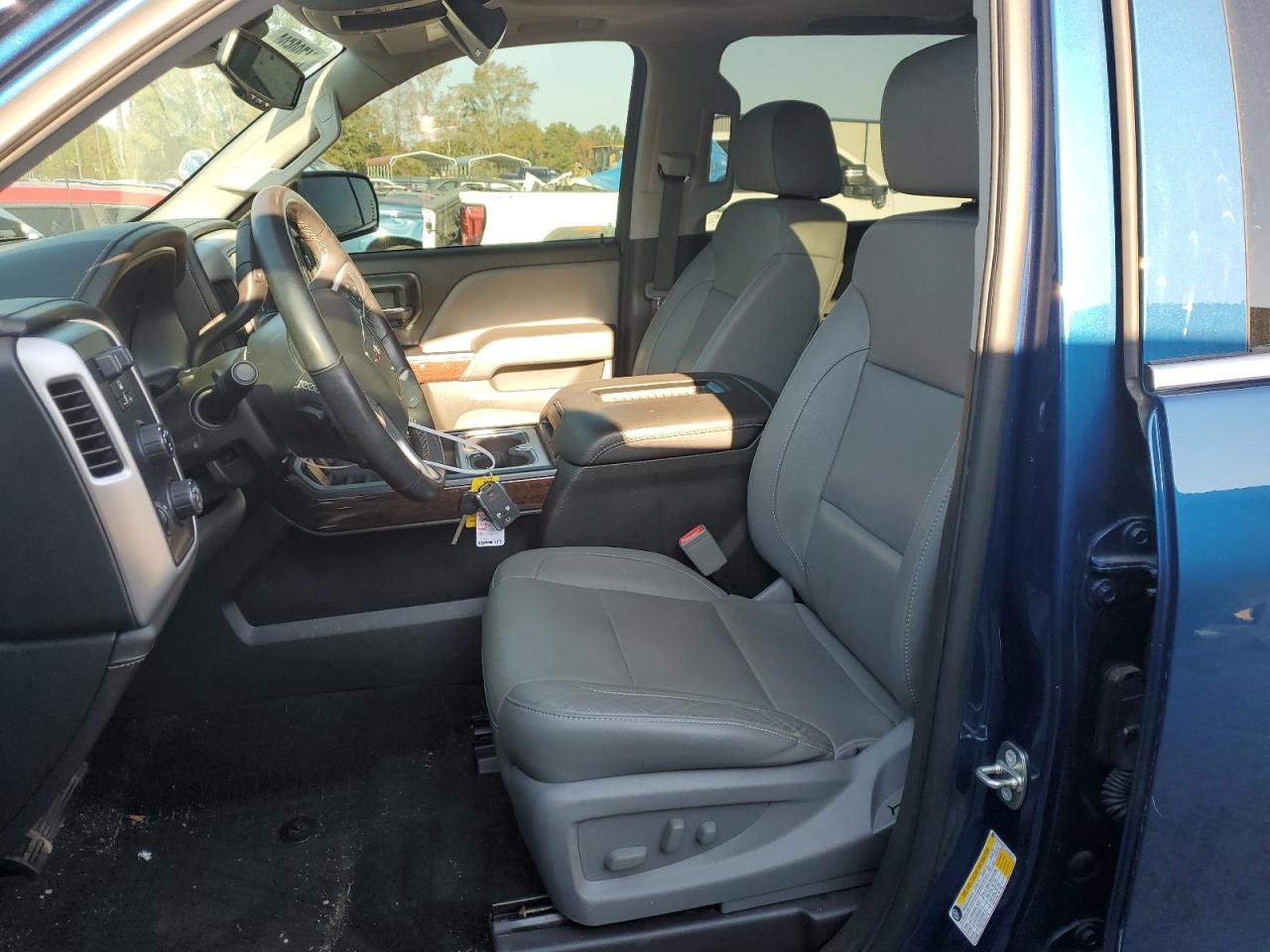 2018 Gmc Sierra K1500 Slt Blue vin: 3GTU2NEC7JG138207