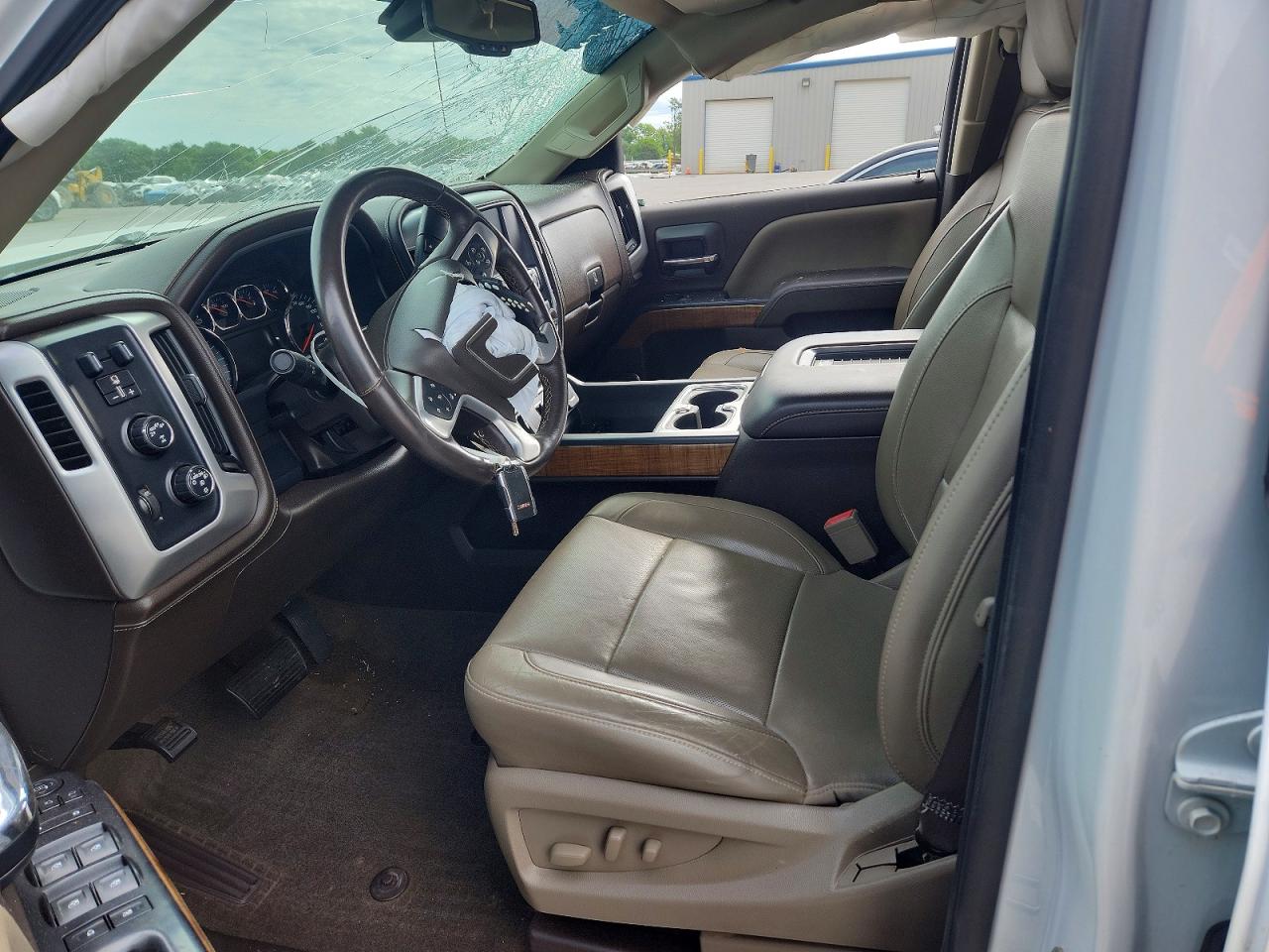 2017 Gmc Sierra K1500 Slt Белый vin: 3GTU2NEC8HG430846