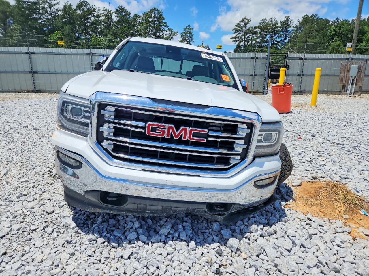 2017 Gmc Sierra K1500 Slt White vin: 3GTU2NEC8HG483143