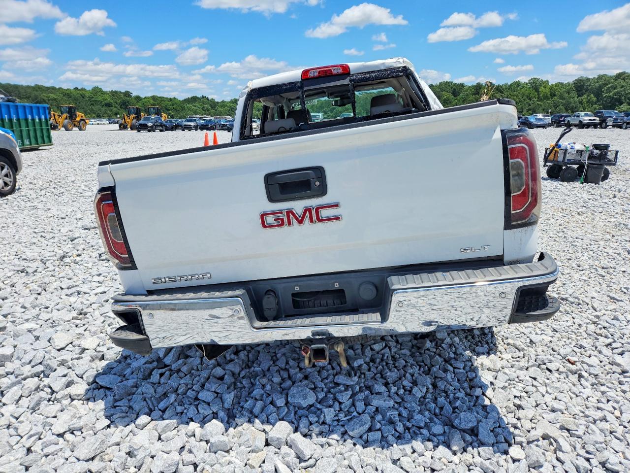 2017 Gmc Sierra K1500 Slt White vin: 3GTU2NEC8HG483143