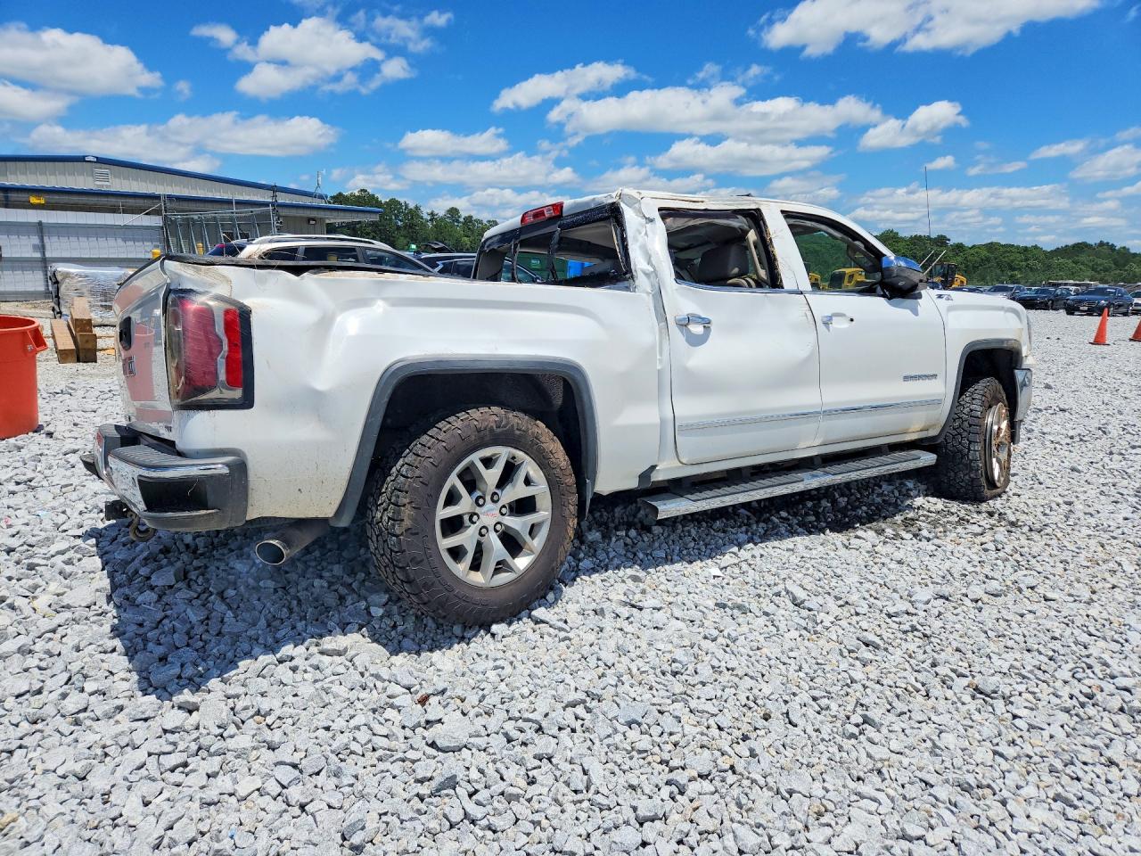 2017 Gmc Sierra K1500 Slt White vin: 3GTU2NEC8HG483143