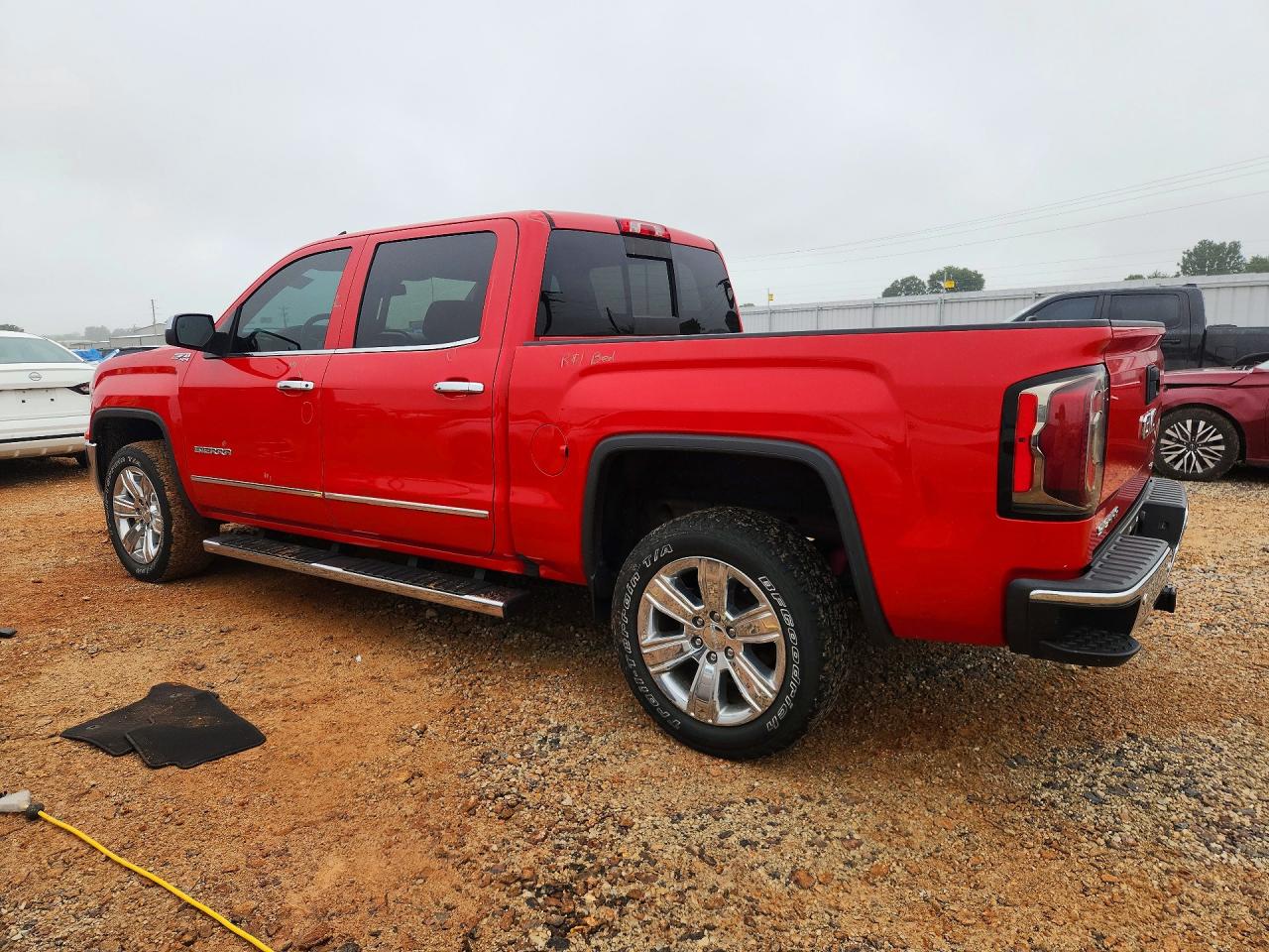2018 Gmc Sierra K1500 Slt Red vin: 3GTU2NEC8JG443019