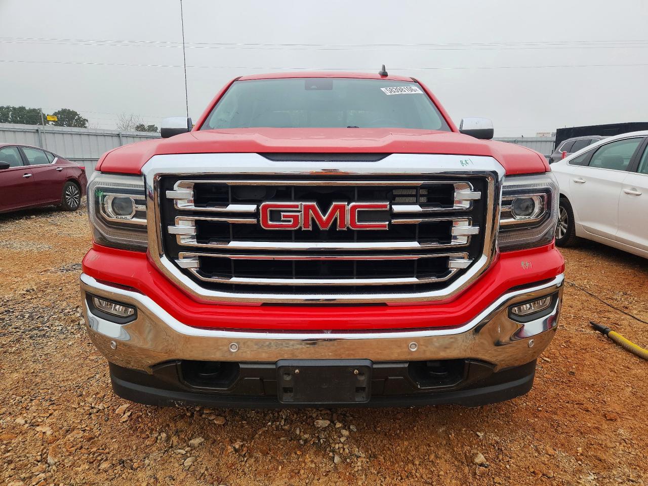 2018 Gmc Sierra K1500 Slt Red vin: 3GTU2NEC8JG443019