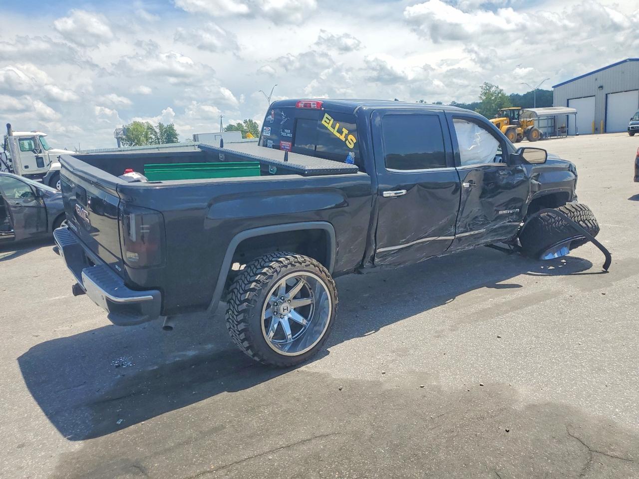 2018 Gmc Sierra K1500 Slt Black vin: 3GTU2NEC8JG636058