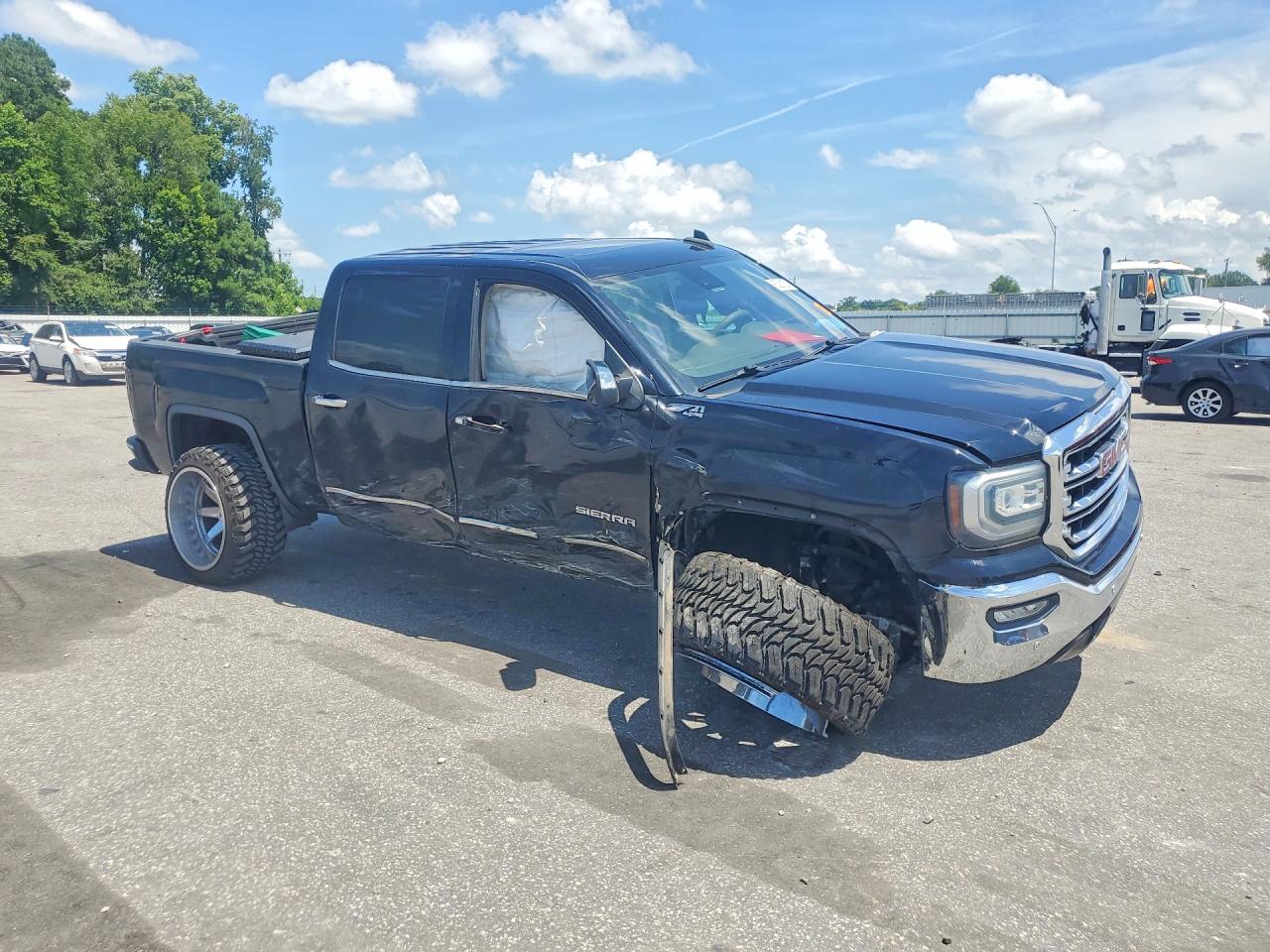 2018 Gmc Sierra K1500 Slt Black vin: 3GTU2NEC8JG636058