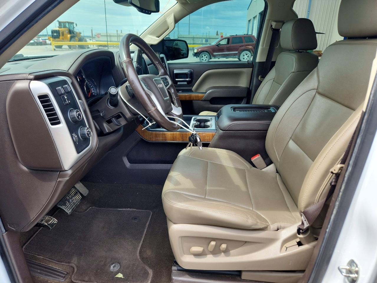 2017 Gmc Sierra K1500 Slt Белый vin: 3GTU2NECXHG254530