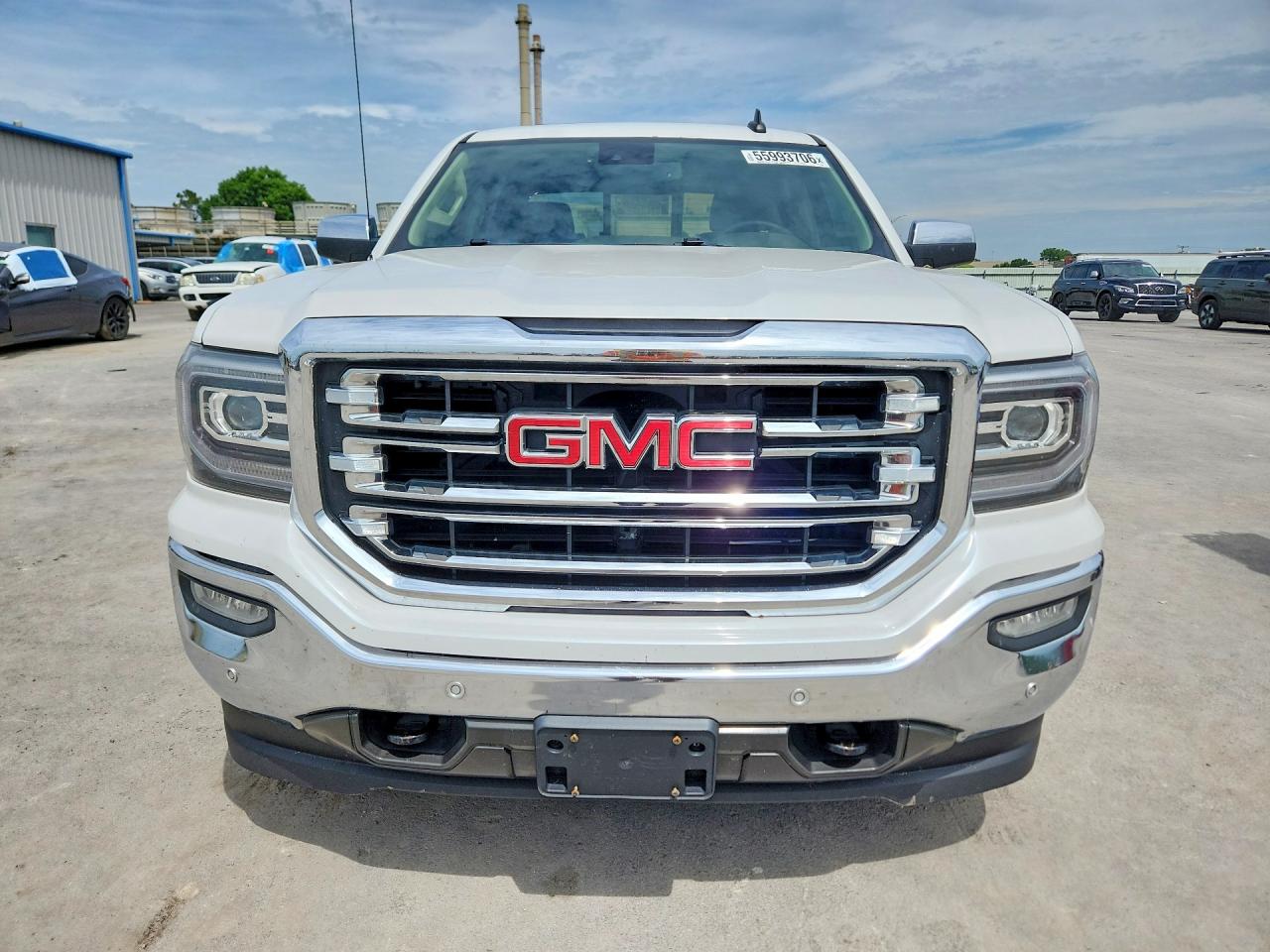 2017 Gmc Sierra K1500 Slt Белый vin: 3GTU2NECXHG254530