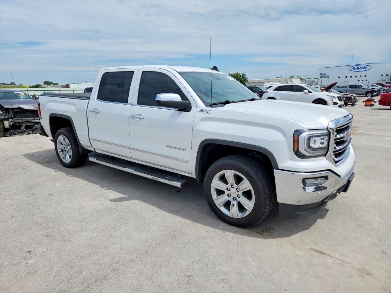 2017 Gmc Sierra K1500 Slt Белый vin: 3GTU2NECXHG254530