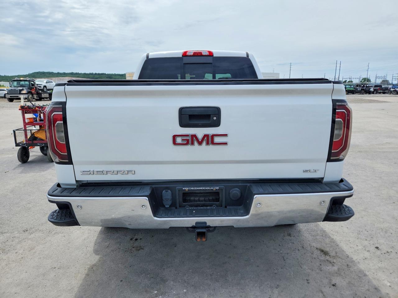 2017 Gmc Sierra K1500 Slt Белый vin: 3GTU2NECXHG254530