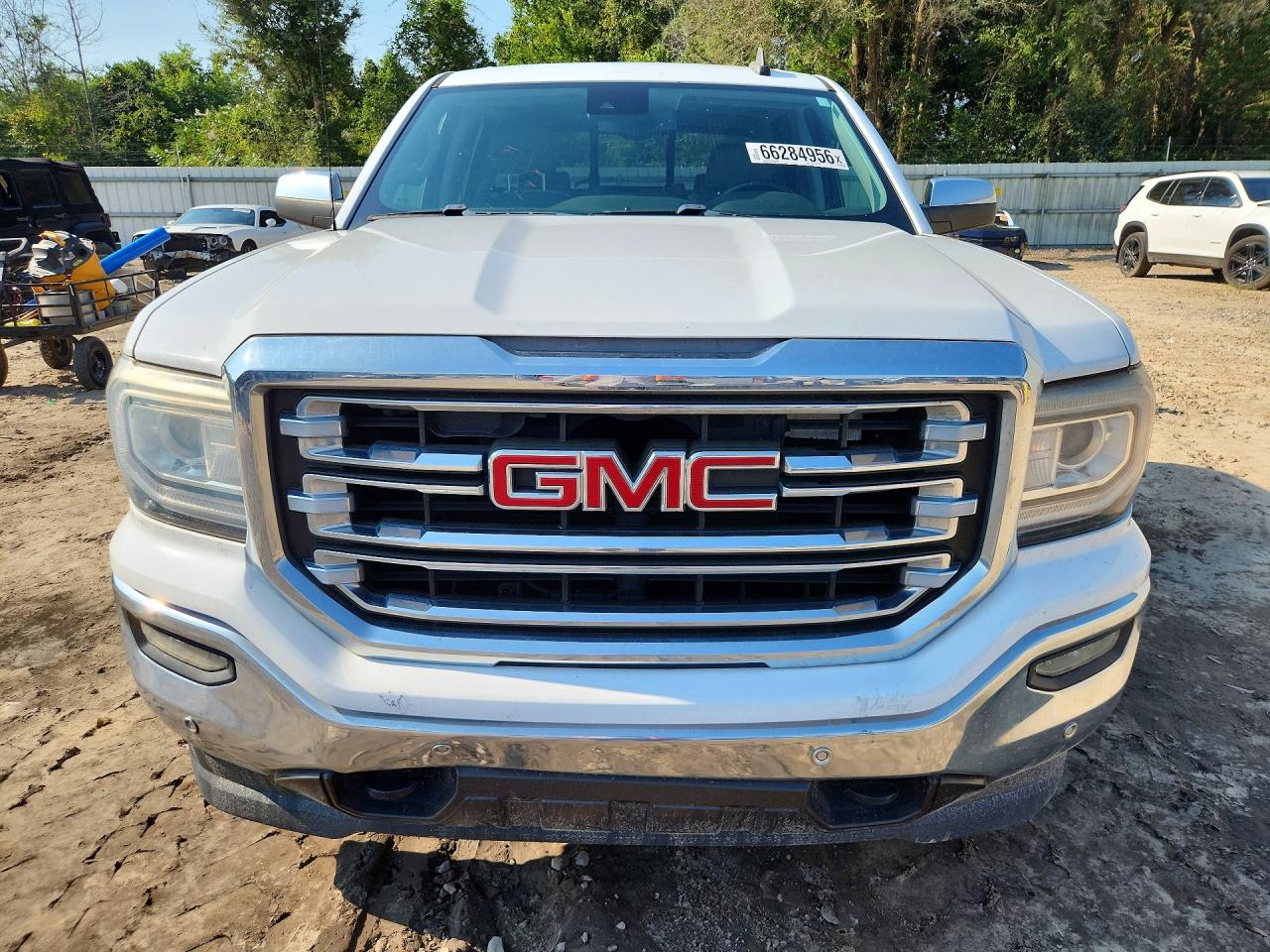 2018 Gmc Sierra K1500 Slt Белый vin: 3GTU2NECXJG533188