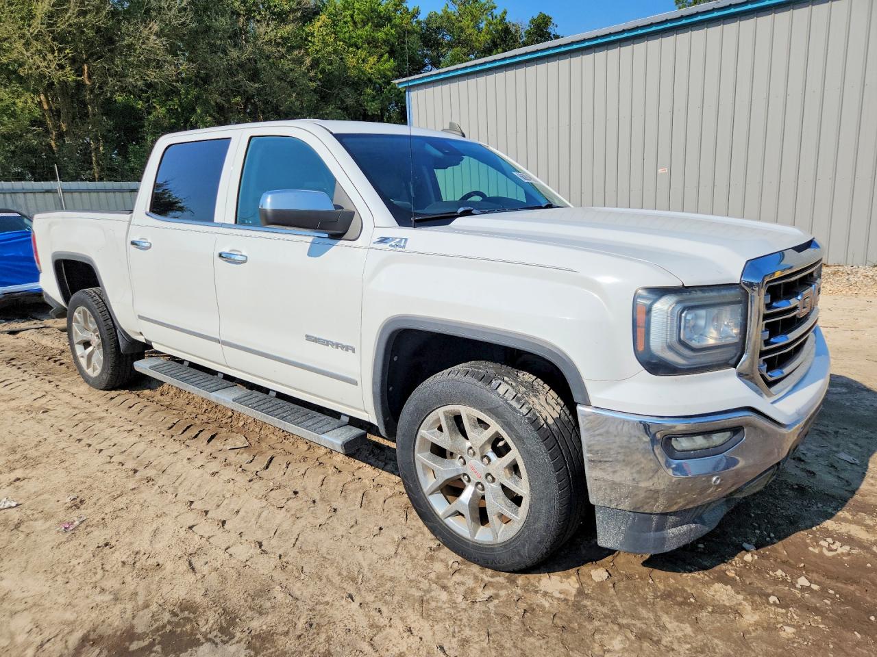 2018 Gmc Sierra K1500 Slt Белый vin: 3GTU2NECXJG533188