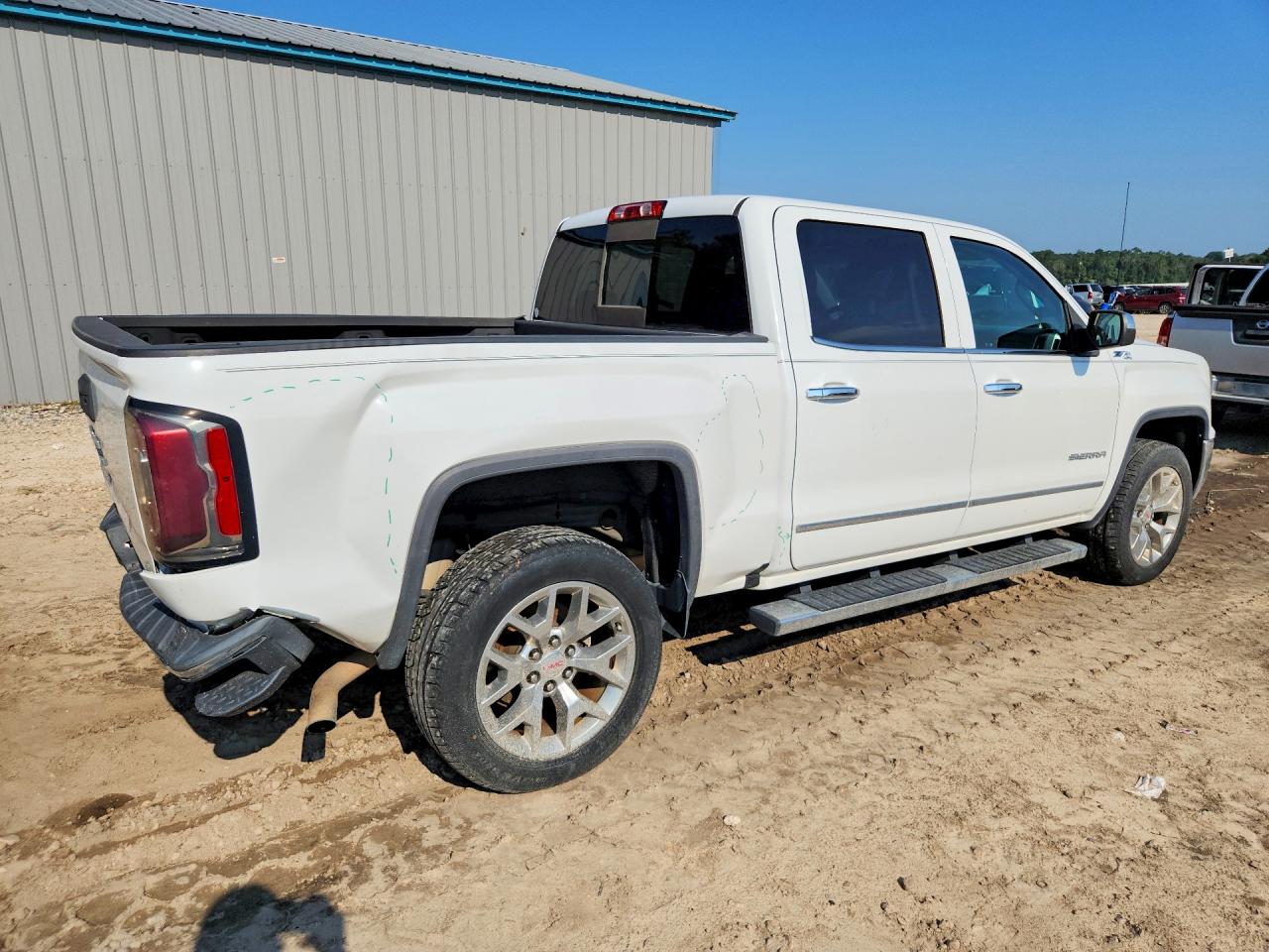 2018 Gmc Sierra K1500 Slt Белый vin: 3GTU2NECXJG533188